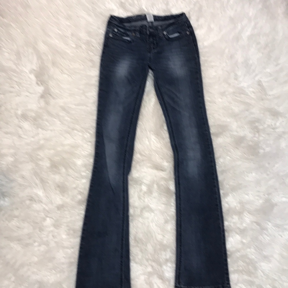 Blue asphalt long length jeans